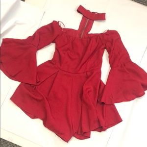 LF ROMPER WITH NECK STRAP